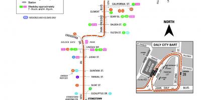 San Francisco bas 28 peta laluan