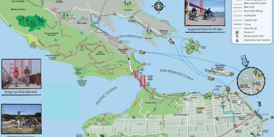 Peta San Francisco basikal tour