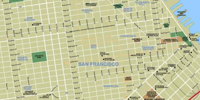 Peta bandar San Francisco ca