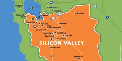 Silicon valley dalam peta dunia