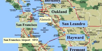 Peta San Francisco, california