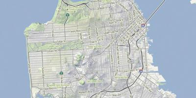 Peta San Francisco kawasan