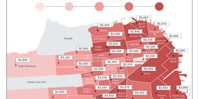 San Francisco harga sewa peta