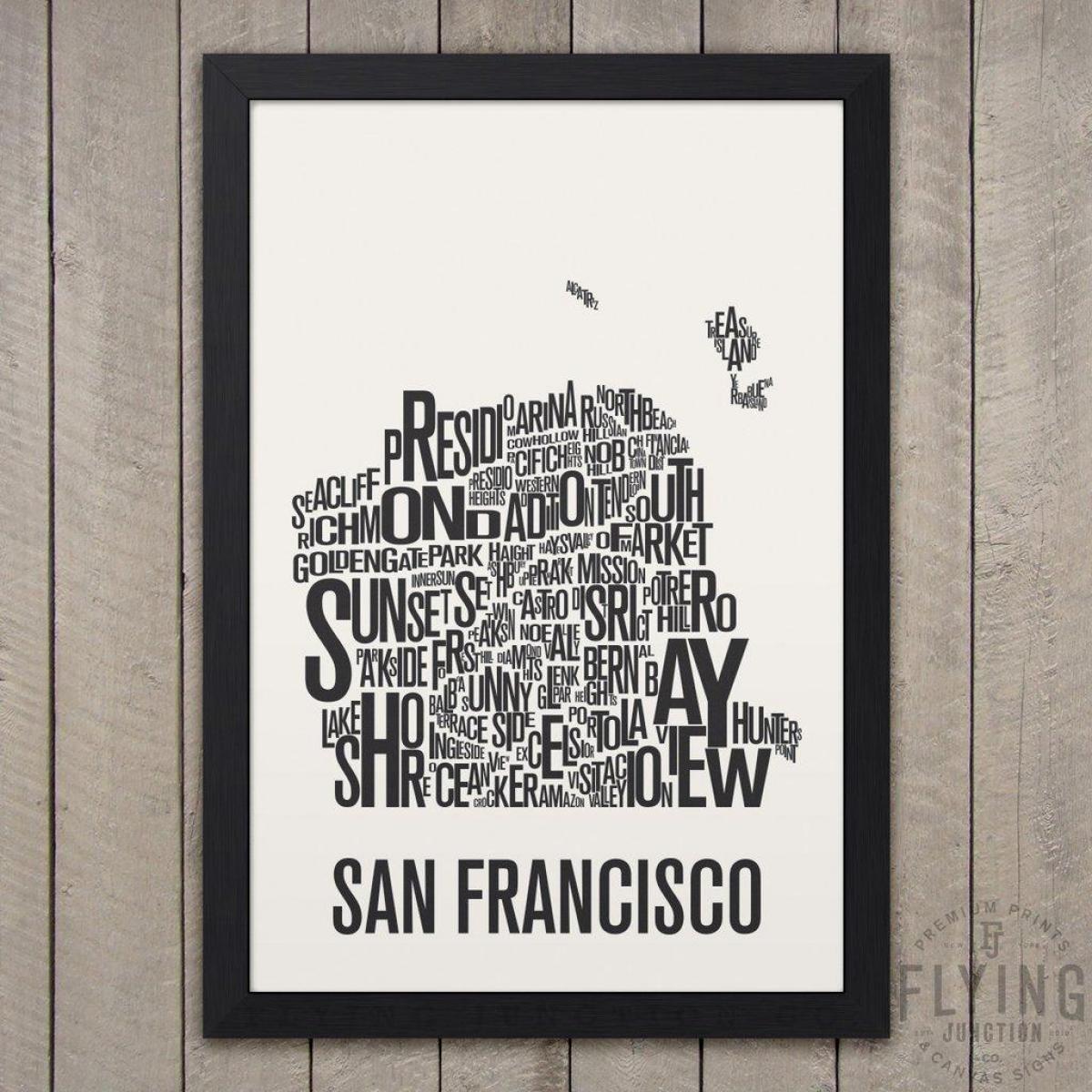 San Francisco seni peta