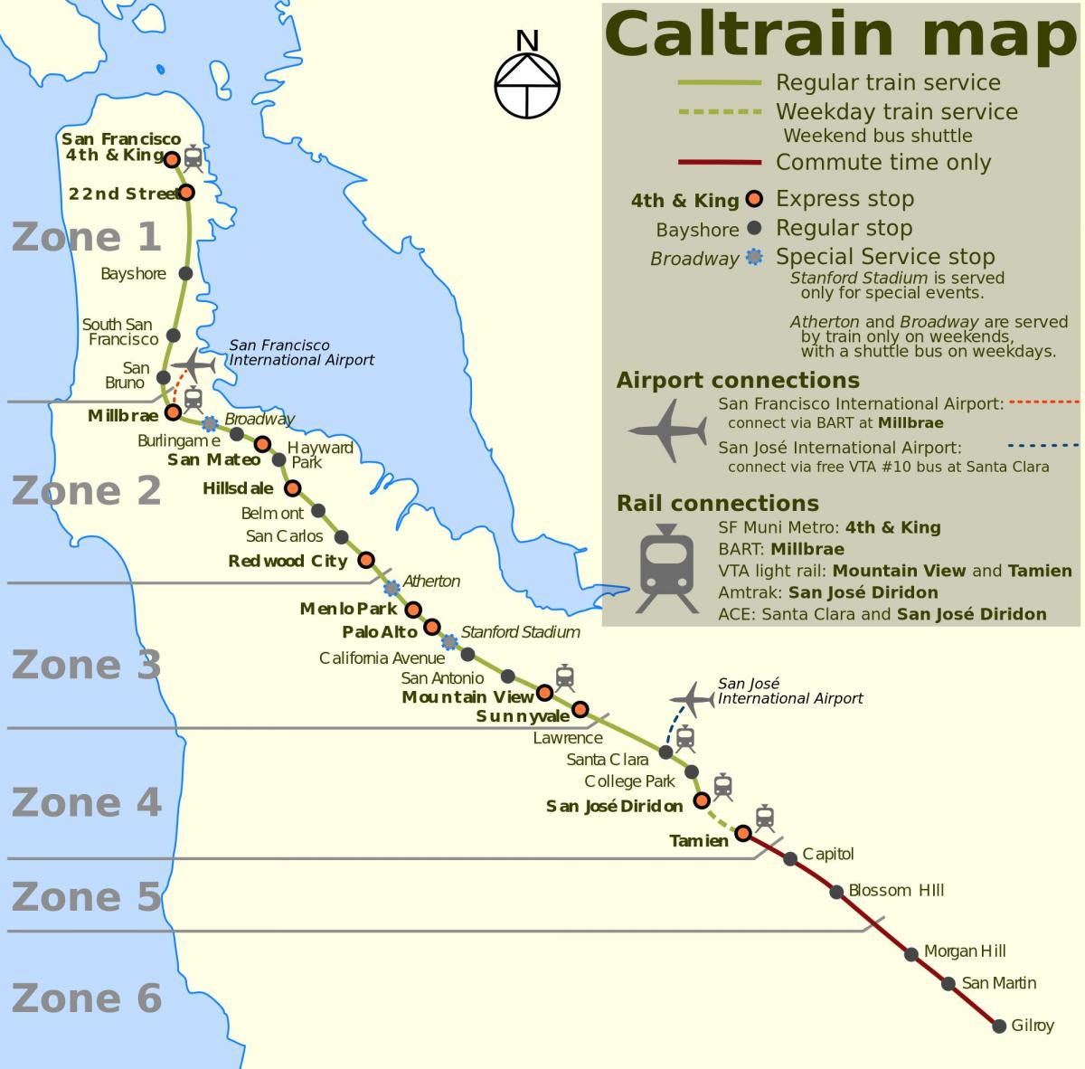 San Francisco caltrain peta