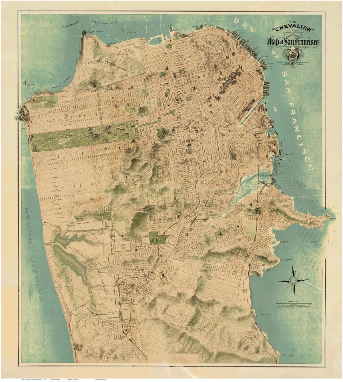 Peta lama San Francisco 