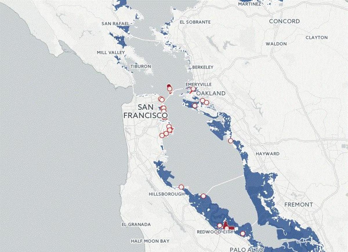 Peta San Francisco banjir