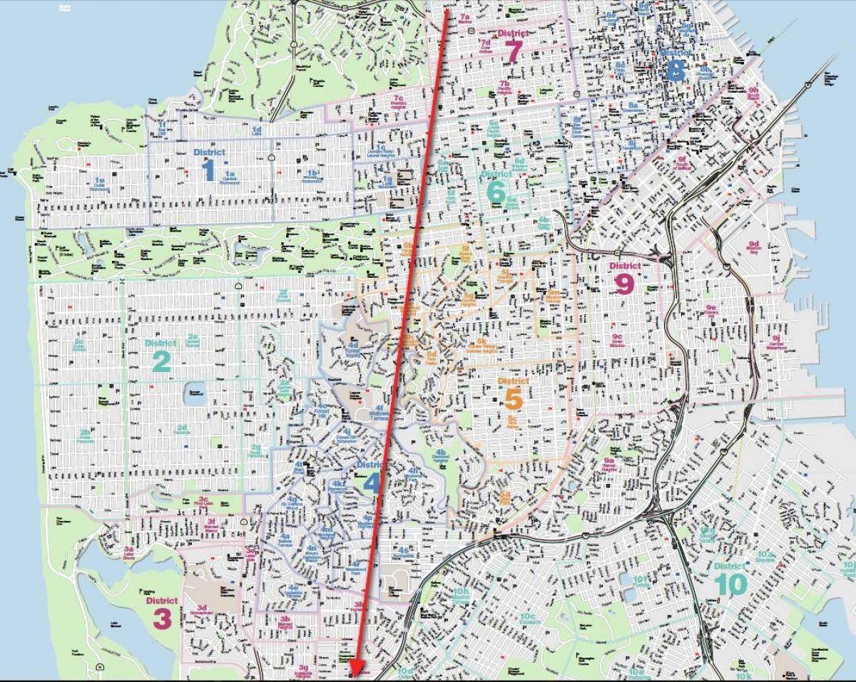 Peta San Francisco kabus