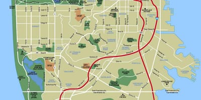 Peta San Francisco offline